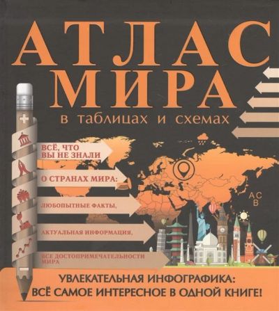 Лот: 16739932. Фото: 1. "Атлас мира в таблицах и схемах... Другое (справочная литература)