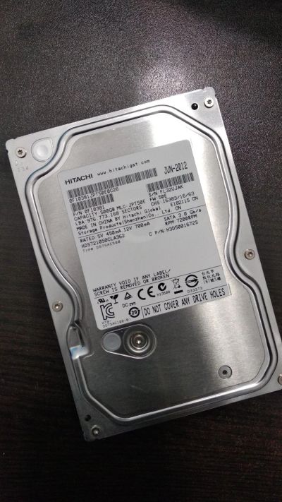 Лот: 12311418. Фото: 1. Hitachi HDS721050CLA362 500 Гб... Жёсткие диски (HDD)