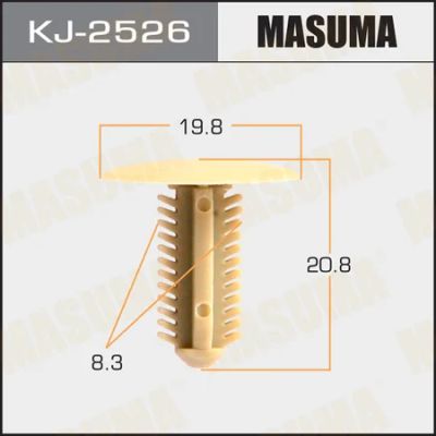 Лот: 18607884. Фото: 1. Клипса крепежная masuma 2526-kj... Кузов