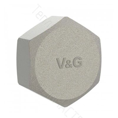 Лот: 24790821. Фото: 1. V&G Заглушка с ВР 1/2" ник. (150... Фитинги, подводка