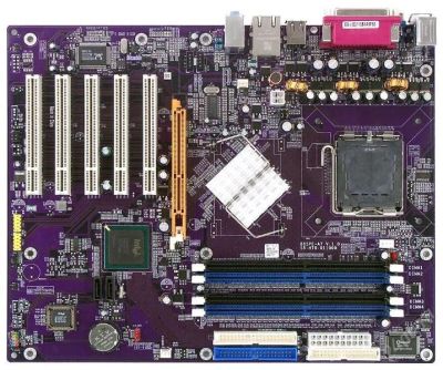 Лот: 157932. Фото: 1. LGA 775 Материнская Плата EliteGROUP... Материнские платы