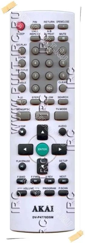 Лот: 15907837. Фото: 1. Пульт AKAI DV-P4770DSM. Пульты ДУ