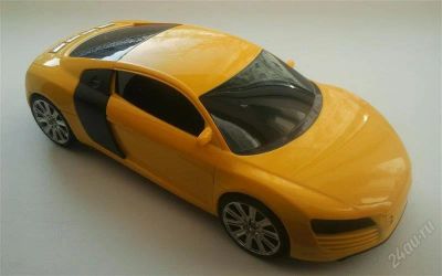 Лот: 2578969. Фото: 1. портативная колонка audi r8 (yellow... Музыкальные центры, магнитолы