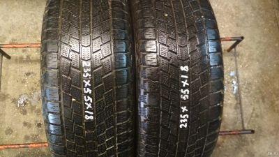 Лот: 17213640. Фото: 1. 2шт. 235-55-18 Hankook Nordik... Шины