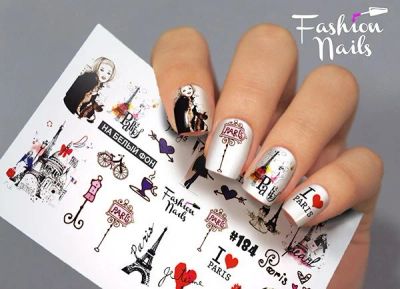 Лот: 10871620. Фото: 1. слайдер дизайн fashion nails на... Украшения, дизайн ногтей