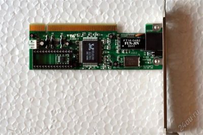 Лот: 810094. Фото: 1. Сетевая карта PCI Acorp 9L100D. Сетевые карты