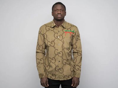Лот: 21377898. Фото: 1. Рубашка Gucci. Рубашки, водолазки