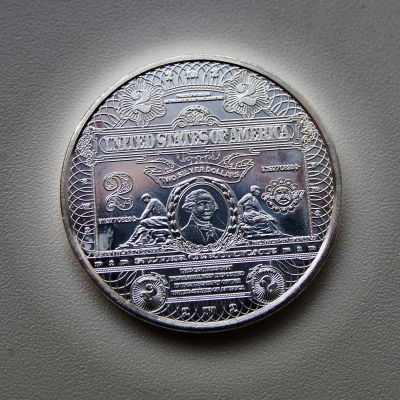 Лот: 21638077. Фото: 1. Унция монета 2 доллара 2012 серебряный... Америка