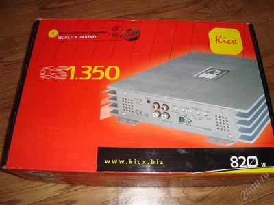 Лот: 1600032. Фото: 1. Усилитель Kicx QS 1.350. Усилители