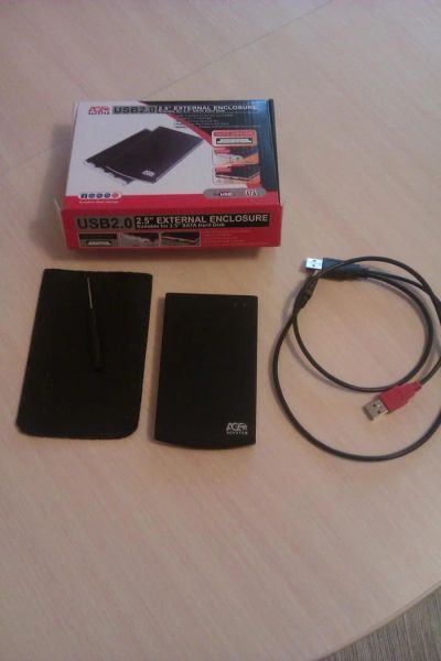Лот: 6855559. Фото: 1. Внешний бокс для HDD 2.5 SATA... Жёсткие диски (HDD)