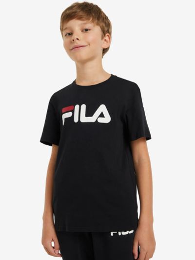 Лот: 22407216. Фото: 1. Футболка для мальчиков FILA, Черный. Другое (спортивная одежда)