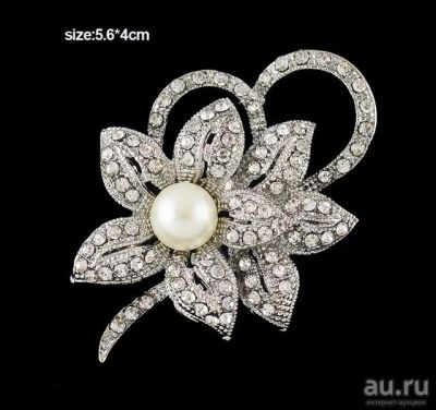 Лот: 10391459. Фото: 1. Брошь Цветок . Броши