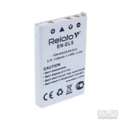 Лот: 14462672. Фото: 1. Аккумулятор в/к. Relato EN-EL5... Аккумуляторы, зарядные