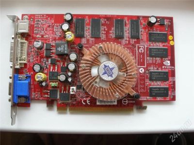 Лот: 45353. Фото: 1. Видеокарта GeForce NX6600 128Mb... Красноярск