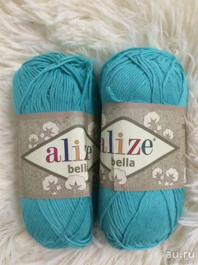 Лот: 9849178. Фото: 1. Пряжа ALIZE BELLA 100% хлопок... Ткани, нитки, пряжа