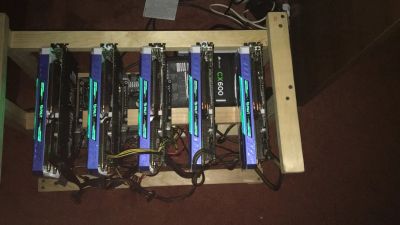 Лот: 11160471. Фото: 1. Майнинг Ферма 5 х GTX1070 game... Майнинг фермы, товары для майнинга