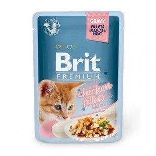Лот: 11078194. Фото: 1. Консервы Brit Premium ПАУЧ для... Корма