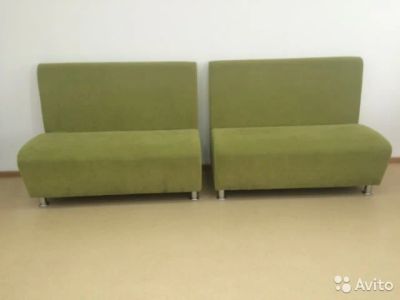 Лот: 7716794. Фото: 1. Диван модульный, зеленй, 2 шт. Мебель для баров и кафе