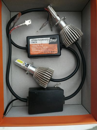 Лот: 21640580. Фото: 1. Диодные лампы для авто h7. Оптика и освещение