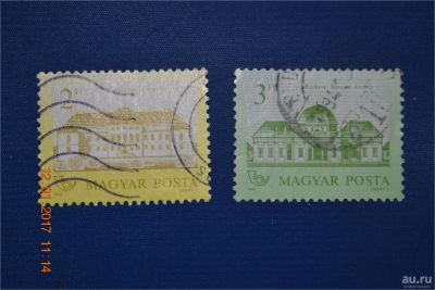 Лот: 8861454. Фото: 1. 2 марки Венгрии 1986г. Замки... Марки