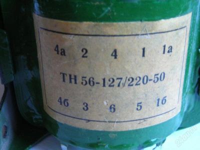 Лот: 2455998. Фото: 1. Трансформатор ТН56-127/220-50. Трансформаторы, катушки