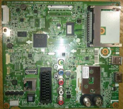 Лот: 8144815. Фото: 1. MainBoard LG 32LN540V-ZA.BRUyLJU... Печатные платы