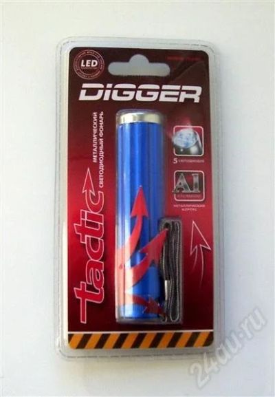 Лот: 400191. Фото: 1. Фонарик Tactic Digger. Новый. Фонарики