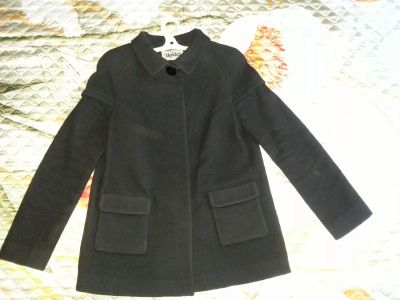 Лот: 3644289. Фото: 1. Пальто р.42-44 цвет черный. Верхняя одежда