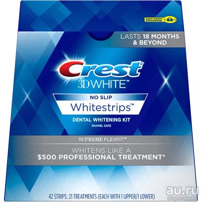 Лот: 8279312. Фото: 1. Отбеливающие полоски Crest Whitestrips... Уход за полостью рта