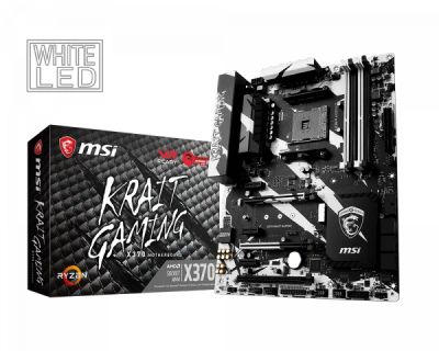 Лот: 12955059. Фото: 1. Материнская плата MSI X370 KRAIT... Платы расширения, контроллеры, доп. порты