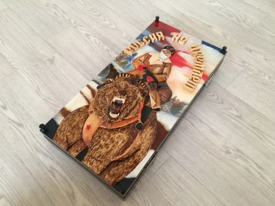 Лот: 24871471. Фото: 1. Нарды ручной работы 0912. Шахматы, шашки, нарды