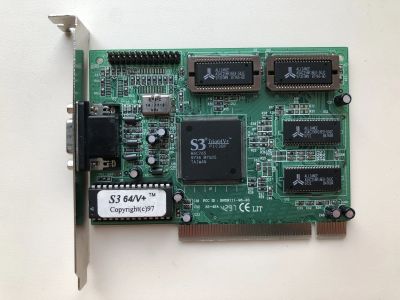 Лот: 25115591. Фото: 1. PCI 2Mb S3Trio64V+ LIT BNX9111-96-23... Видеокарты