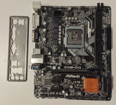 Лот: 19543434. Фото: 1. Материнская плата Asrock H110M-DVS. Материнские платы