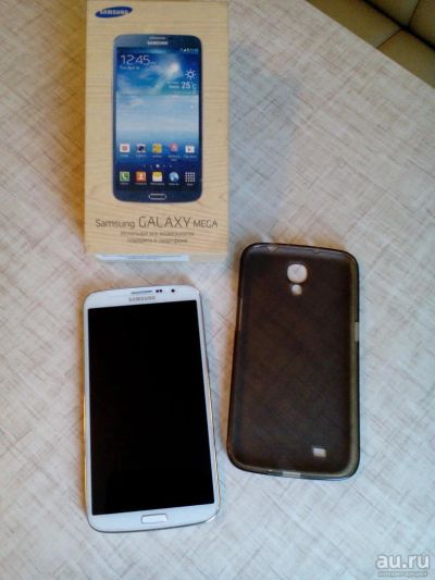 Лот: 8339303. Фото: 1. Samsung Galaxy Mega 6.3 White... Смартфоны