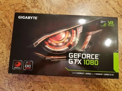 Лот: 10255038. Фото: 1. GeForce GTX 1080 Windforce OC... Видеокарты