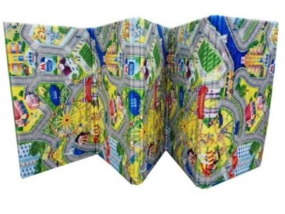Лот: 16135137. Фото: 1. Коврик для игр и ползания "Город... Развивающие коврики