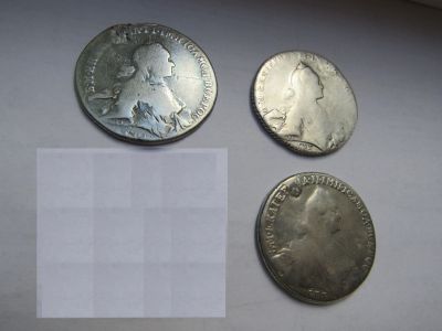 Лот: 17076859. Фото: 1. 4-е царских серебряных рубля. Россия до 1917 года