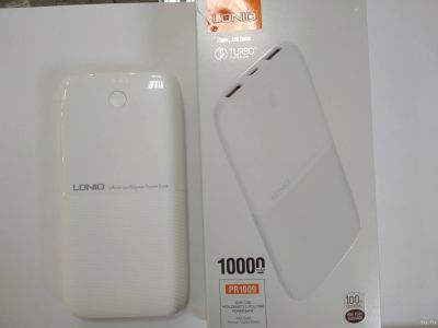 Лот: 14383440. Фото: 1. Внешний аккумулятор PowerBank... Внешние, портативные аккумуляторы для смартфонов (Power bank)