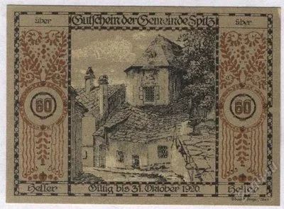 Лот: 1421955. Фото: 1. Австрия. Нотгельд. 60 геллер 1920г... Германия и Австрия