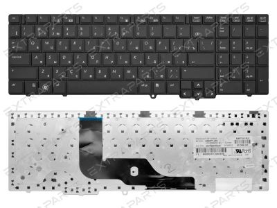 Лот: 15962805. Фото: 1. Клавиатура HP ProBook 6550B черная... Клавиатуры для ноутбуков