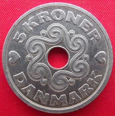 Лот: 1792797. Фото: 1. (№1591-2/LK) 5 крон 1990 (Дания... Европа