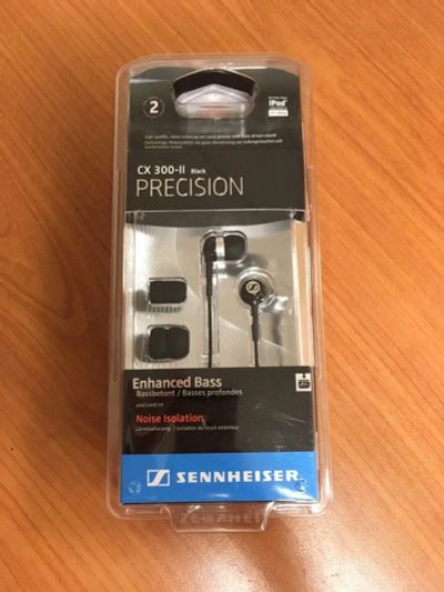 Лот: 14000535. Фото: 1. Sennheiser CX 300-II Black. Наушники, гарнитуры