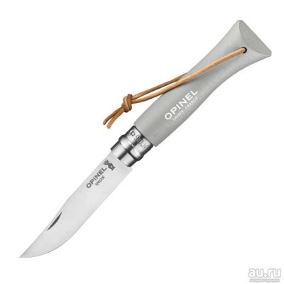 Лот: 15601469. Фото: 1. Нож Opinel №6 Trekking серый... Ножи, топоры