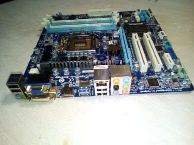 Лот: 10777389. Фото: 1. Материнская плата 1155 Gigabyte... Материнские платы