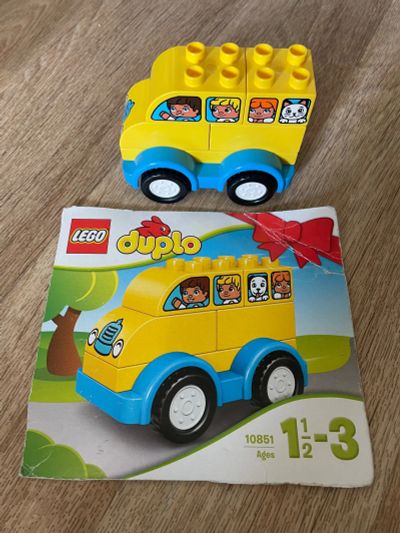 Лот: 19252299. Фото: 1. Lego duplo 10851 Мой первый автобус. Конструкторы