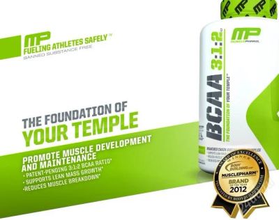 Лот: 2560093. Фото: 1. bcaa, muscle pharm bcaa 3:1:2... Спортивное питание, витамины