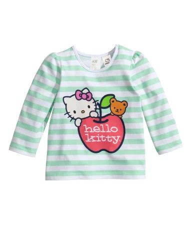 Лот: 3643120. Фото: 1. Кофта H&M (НМ ) с китти р. 80. Свитера, худи, толстовки