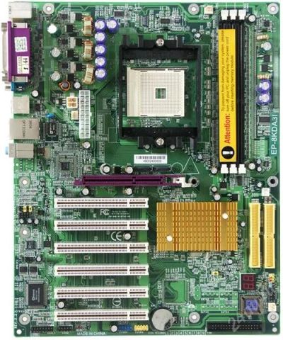 Лот: 742811. Фото: 1. Материнская плата Epox EP-8KDA3I... Материнские платы