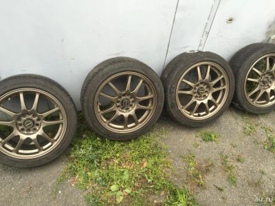 Лот: 8062699. Фото: 1. Комплект литья A-tech r16 + резина... Шины на дисках
