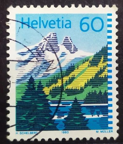 Лот: 22196910. Фото: 1. Швейцария 1993 Стандарт SW-1483. Марки